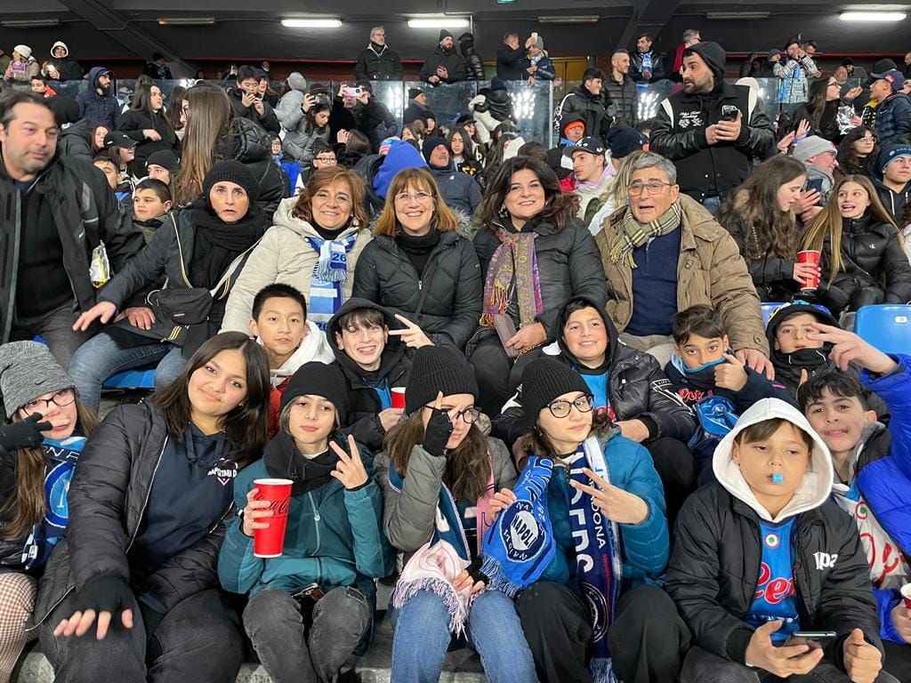 L'#IC47SarriaMontidiNapoli alla Stadio Maradona per assistere alla partita Napoli - Cremonese