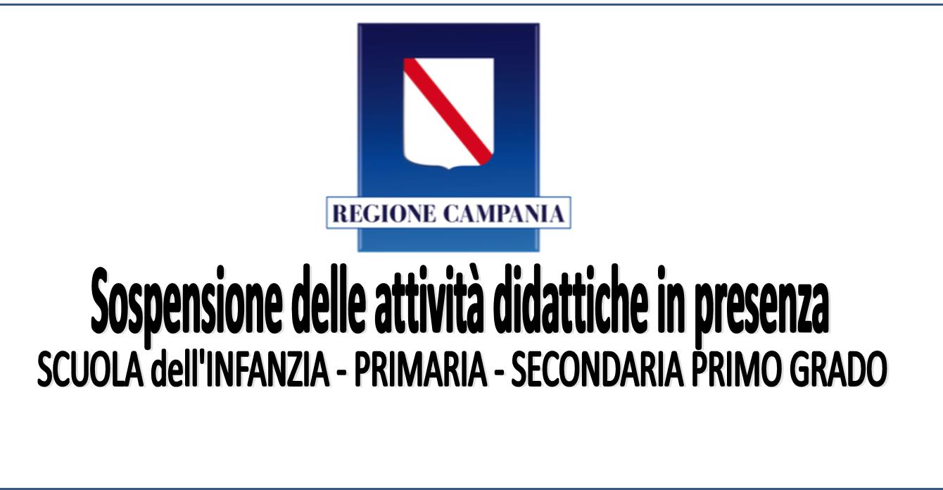 SOSPENSIONE ATTIVITÀ DIDATTICHE IN PRESENZA E ORGANIZZAZIONE DAL 1 MARZO 2021  AL 14 MARZO 2021